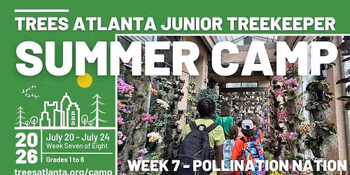 Junior TreeKeeper Summer Camp 2026 - Pollination Nation