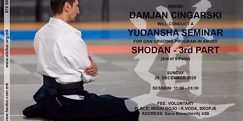 Yudansha seminar - 3rd part