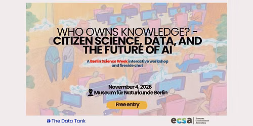 Who owns knowledge? Citizen Science, Data, and the future of AI