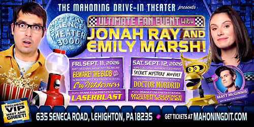 MST3K Ultimate Fan Event w\/ Jonah + Emily Live! (Riffs, Episodes and More)
