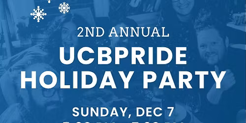 UCBPride Holiday Dinner!