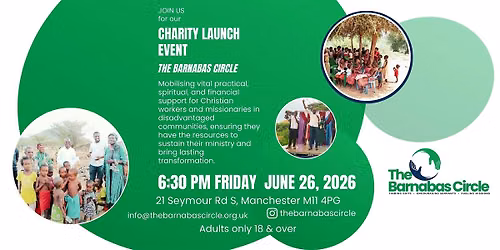 The Barnabas Circle - Charity Launch