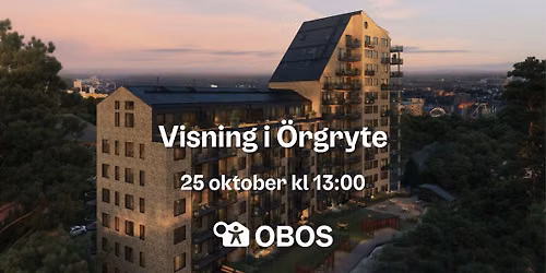 \ud83c\udfe1 Visning i Silhuett \u00d6rgryte 25 oktober