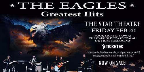 THE STAR Theatre Gold Coast - Friday February 20, 7.30pm.  