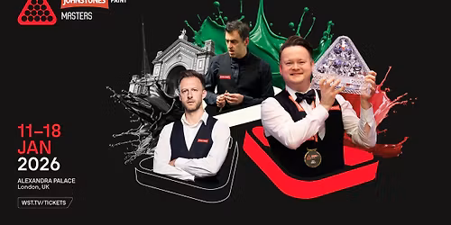 Johnstone\u2019s Paint Masters Snooker 2026