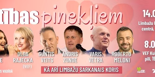 Koncerts \u201cAr m\u012blest\u012bbas pinek\u013ciem\u201d