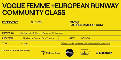 Vogue Femme + European Runway Community Class