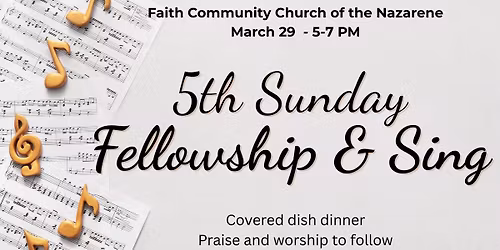 5th Sunday Fellowship & Sing