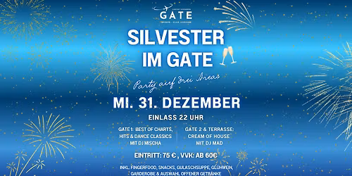 SILVESTER IM GATE - Die gro\u00dfe Silvesterparty am Flughafen