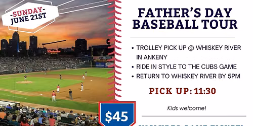 Father\u2019s Day Baseball Trolley