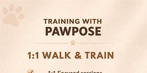 Training With Pawpose - Free Dog Training Pop-Up