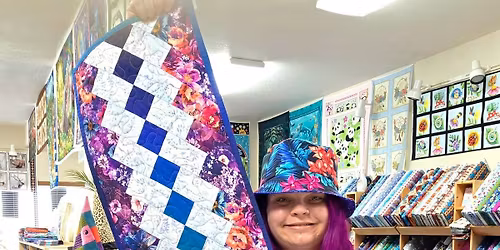 Table Runner Class with Stephanie at Lavender Rose Fabrics in Eureka