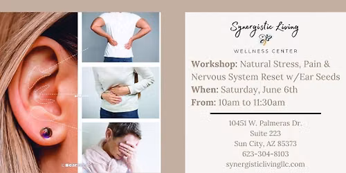 Natural Stress, Pain & Nervous System Reset w\/ Ear Seeds