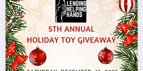 5th Annual Holiday Toy Giveaway