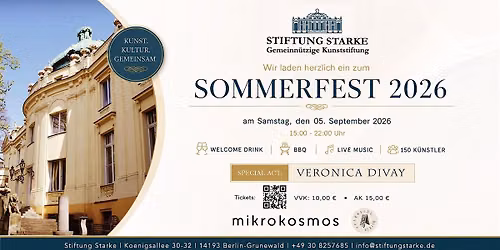 SOMMERFEST der Stiftung Starke am 05.09.2026 im L\u00f6wenpalais