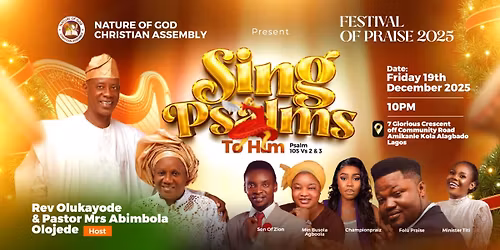 Festival of Praise 2025