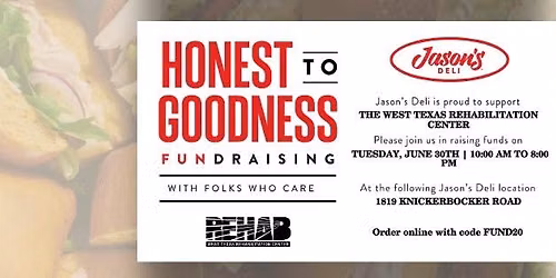 Dine Out to Give Back at Jason's Deli