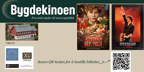 Bygdekino: Hvis ingen g\u00e5r i fella - og Springsteen