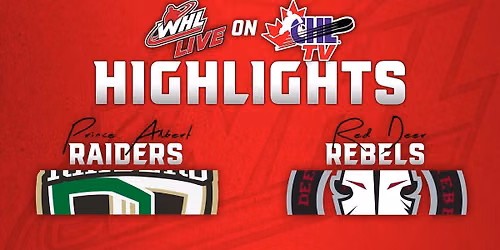 Prince Albert Raiders at Red Deer Rebels at Marchant Crane Centrium at Westerner Park