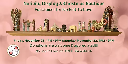 Nativity Display and Christmas Boutique