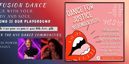 Evoke Fusion Dance for Justice Nov.9th | NYC Fusion Dance