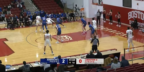 American University Eagles at Boston University Terriers Womens Basketball at Case Gymnasium