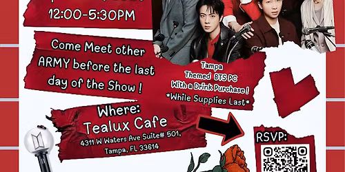 BTS ARMYRANG Cafe Meetup