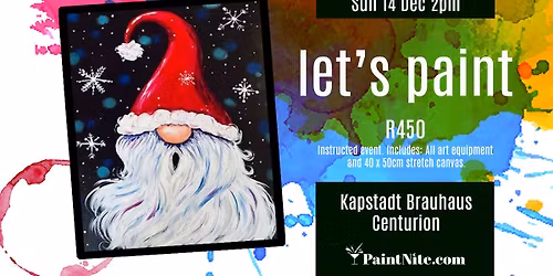 Paint with us at Kapstadt Brauhaus Centurion