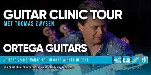 Ortega In-Shop Tour met Thomas Zwijsen @ Van de Moer Instruments Gent