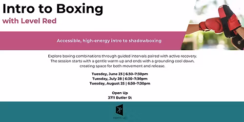 Intro to Boxing with Level Red Boxing