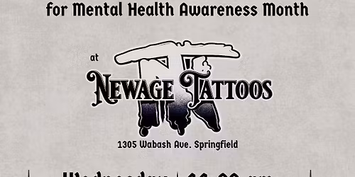 Walk-in Wednesday tattoos for Mental Health Awareness Month