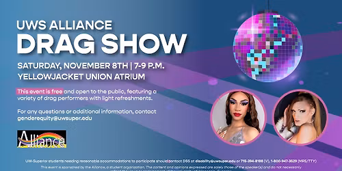 UWS Alliance Drag Show