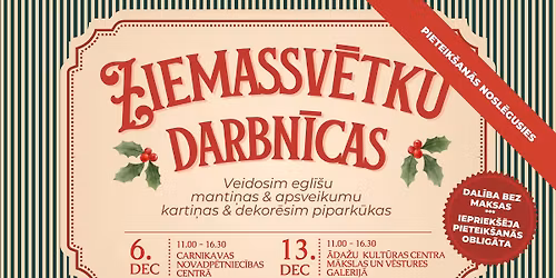 \ud83c\udf84 Ziemassv\u0113tku darbn\u012bcas \u0100da\u017eos \ud83c\udf84