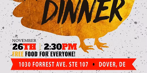 THANKSGIVING DINNER @ AUNT MARYS 