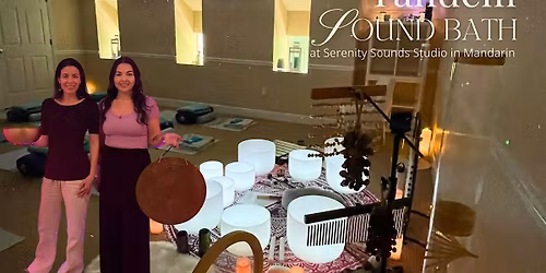 Tandem Sound Bath in Jacksonville, FL by Serenity Sounds & Soundbath Jax