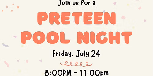 Pre-Teen Night