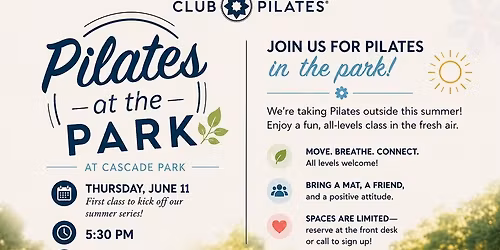 Pilates in the Park
