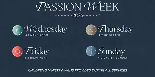 Passion Week Services