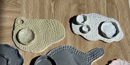 Charcuterie Board Beginner Ceramics Workshop- Intro to Pottery Class