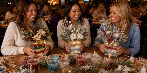 Craftie Night Battle Creek - Winter Glimmer Vase
