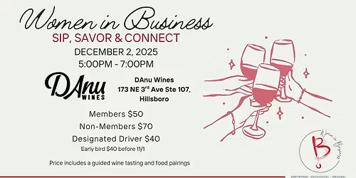 Women In Business : Sip Savor and Connect