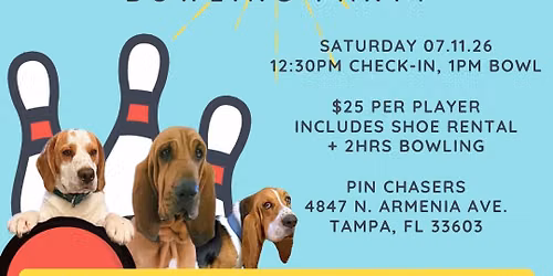 Pins for Paws Bowling Party