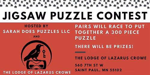 Pairs Jigsaw Puzzle Contest at The Lodge of Lazarus Crowe - October 2026