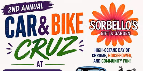 Revved & Rooted ~ Car & Bike Cruz at Sorbello's