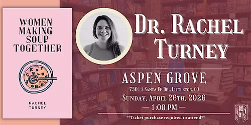 Dr. Rachel Turney Live at Tattered Cover Aspen Grove