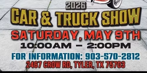 Montez-Cooper 1836 Tyler Station Car & Truck Show 2026
