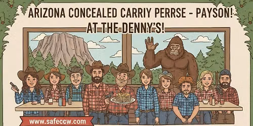 $20 Multi-state recognized Concealed Carry Permit Coming to payson! (Special weekend pricing)
