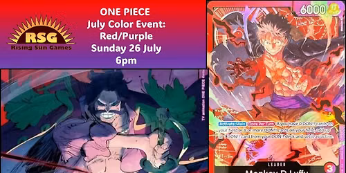 One Piece Color Event Red\/Purple