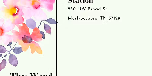 Spring Bible Workshop 