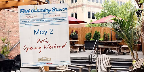 Saturday Brunch | City Beer Hall Patio Opening Weekend